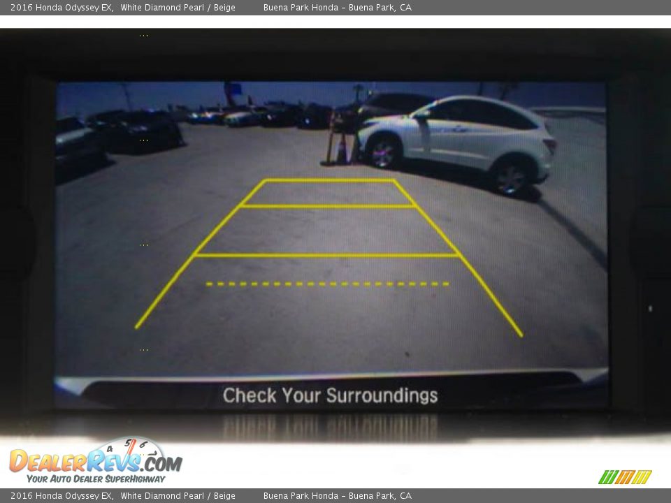2016 Honda Odyssey EX White Diamond Pearl / Beige Photo #29