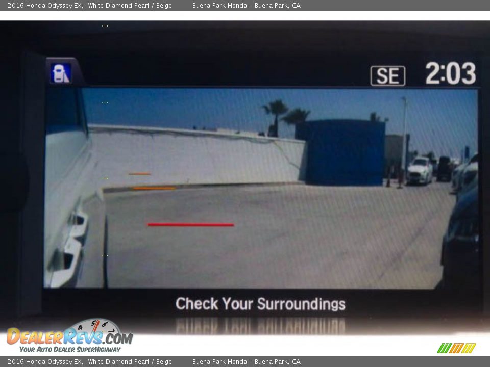 2016 Honda Odyssey EX White Diamond Pearl / Beige Photo #30
