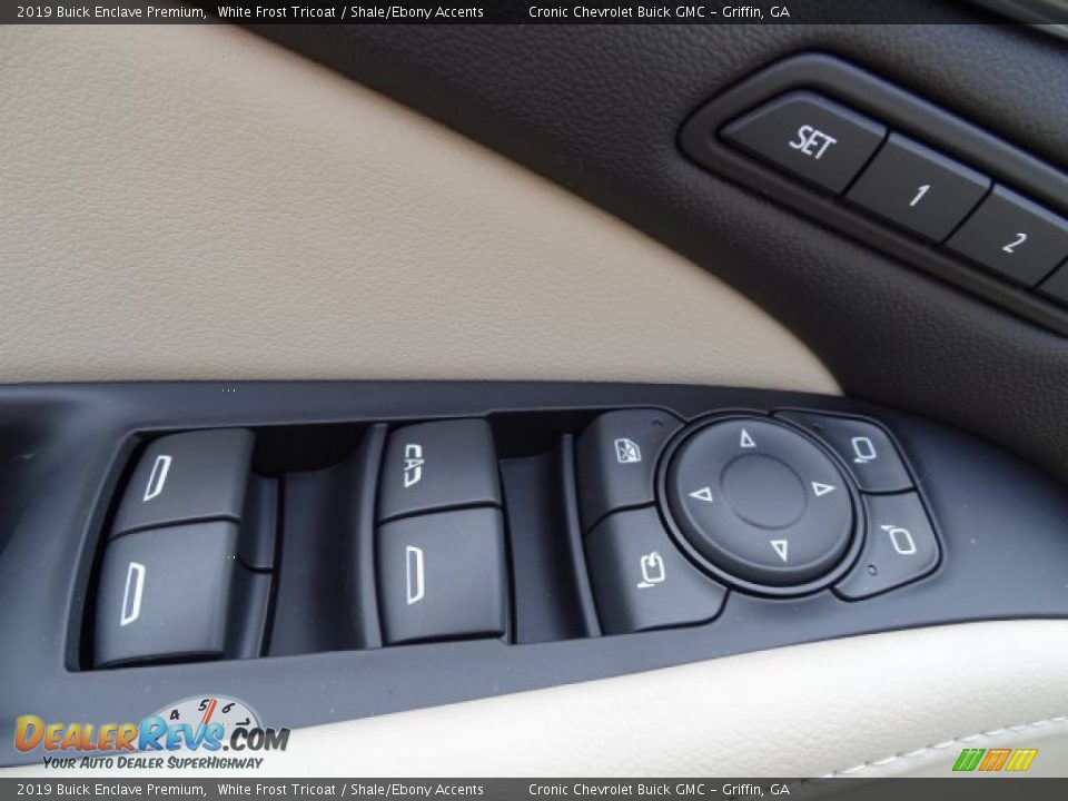 2019 Buick Enclave Premium White Frost Tricoat / Shale/Ebony Accents Photo #12