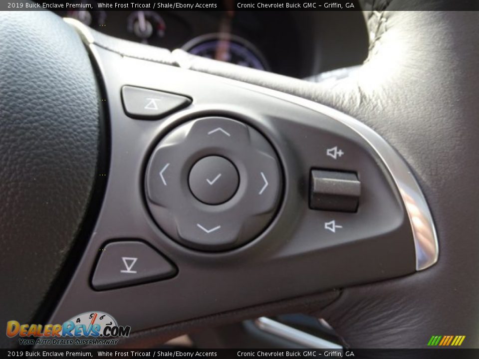 2019 Buick Enclave Premium White Frost Tricoat / Shale/Ebony Accents Photo #19