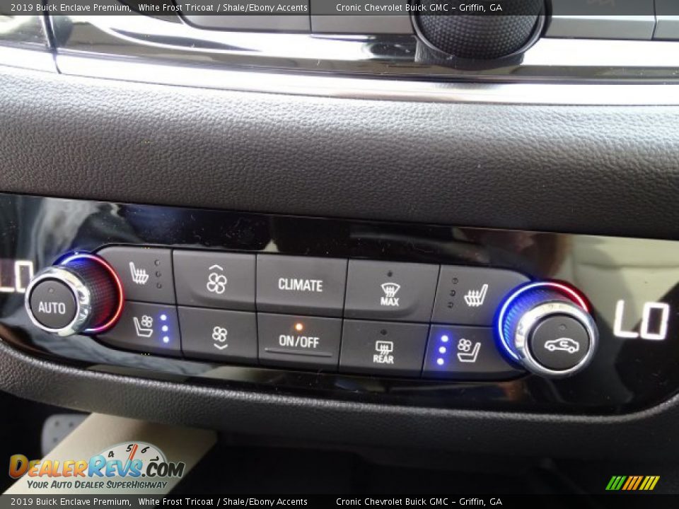 2019 Buick Enclave Premium White Frost Tricoat / Shale/Ebony Accents Photo #23