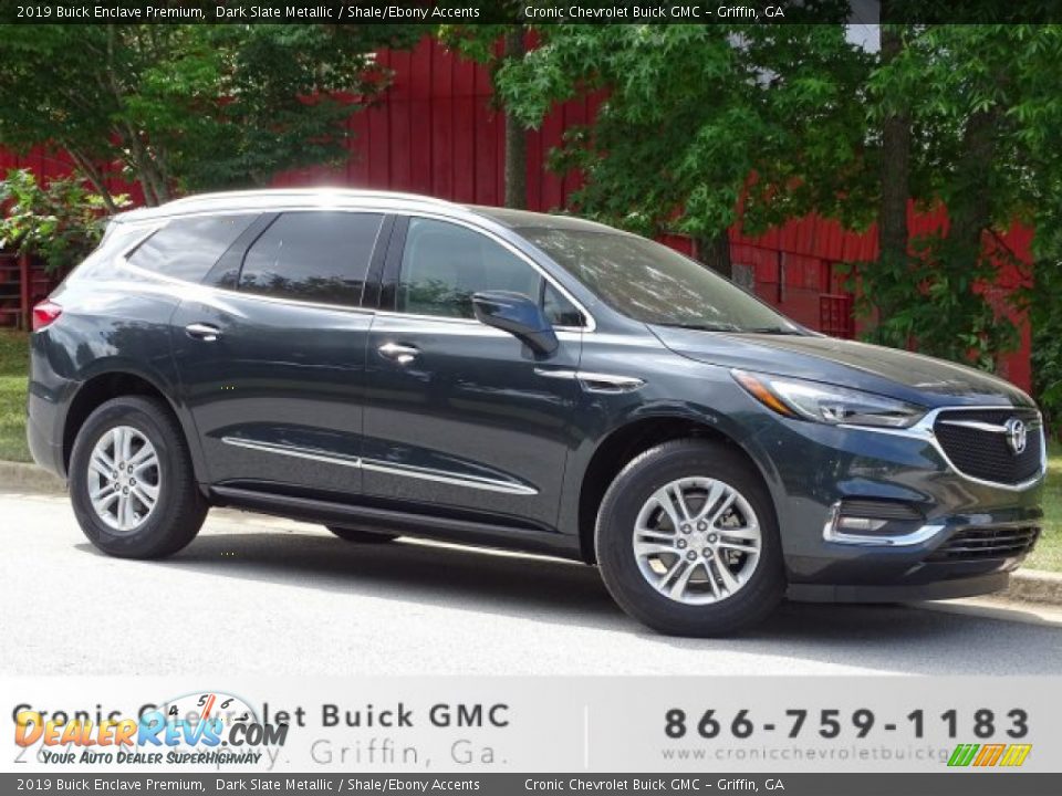 2019 Buick Enclave Premium Dark Slate Metallic / Shale/Ebony Accents Photo #1