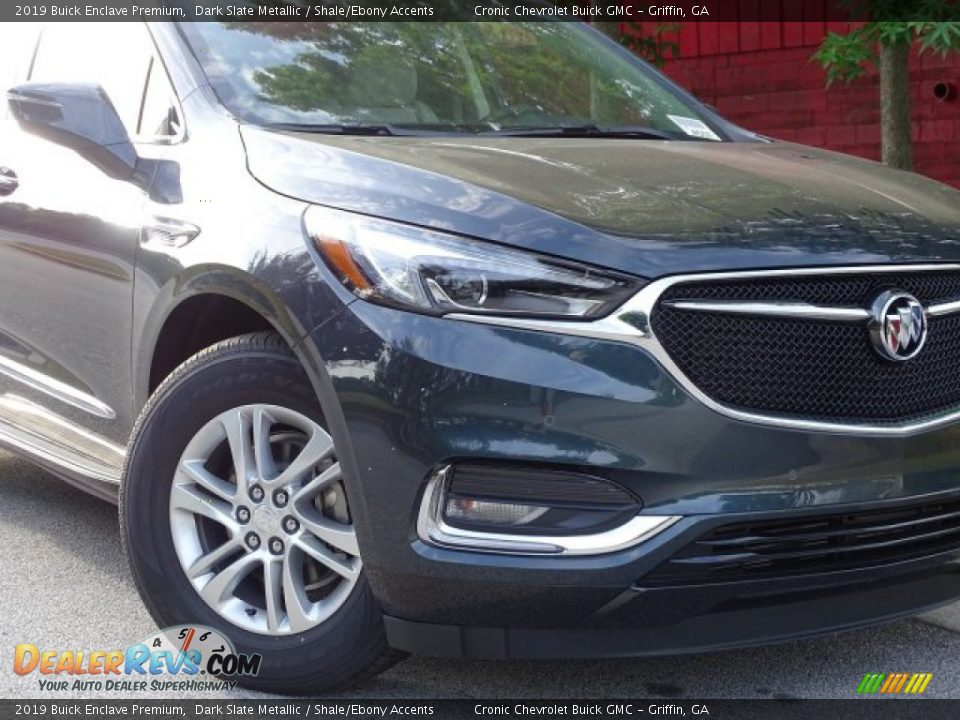 2019 Buick Enclave Premium Dark Slate Metallic / Shale/Ebony Accents Photo #2