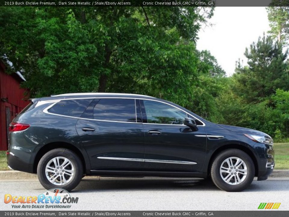 2019 Buick Enclave Premium Dark Slate Metallic / Shale/Ebony Accents Photo #4