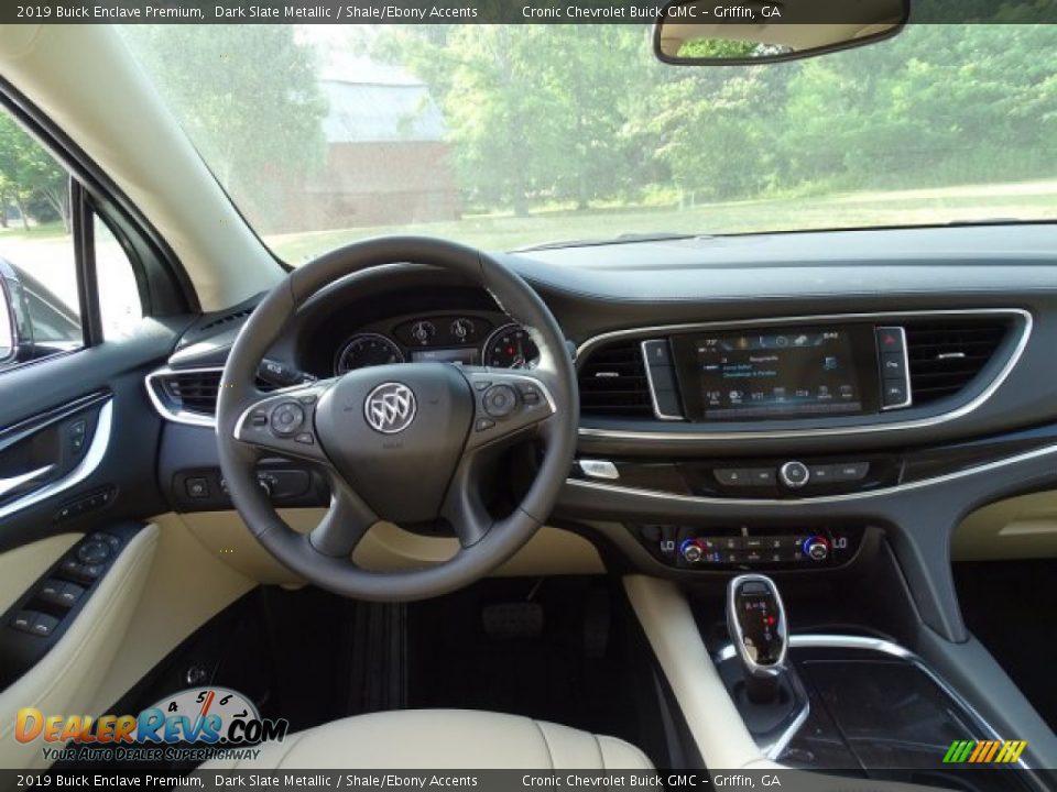 2019 Buick Enclave Premium Dark Slate Metallic / Shale/Ebony Accents Photo #27