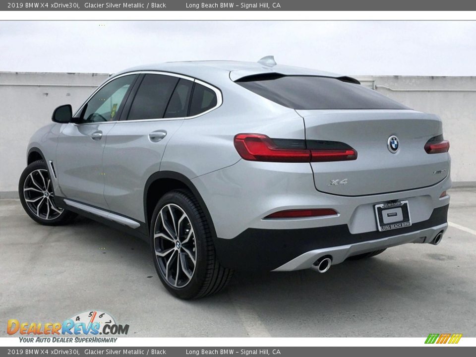 2019 BMW X4 xDrive30i Glacier Silver Metallic / Black Photo #3