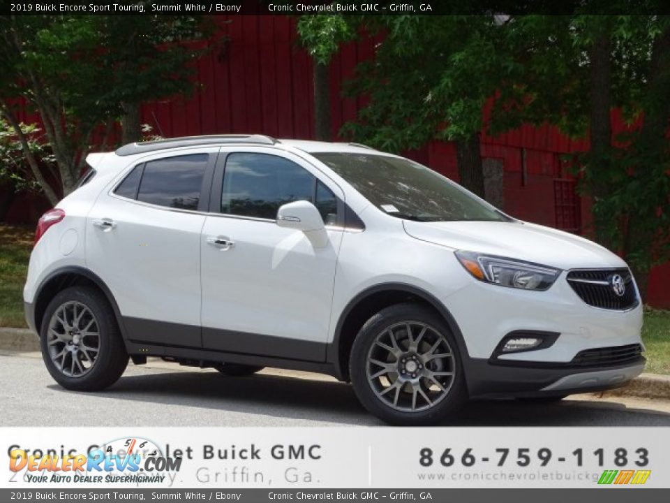 2019 Buick Encore Sport Touring Summit White / Ebony Photo #1