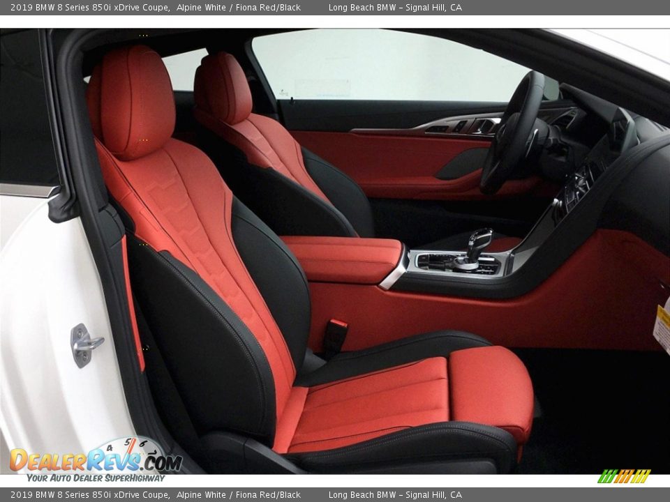 Fiona Red/Black Interior - 2019 BMW 8 Series 850i xDrive Coupe Photo #2