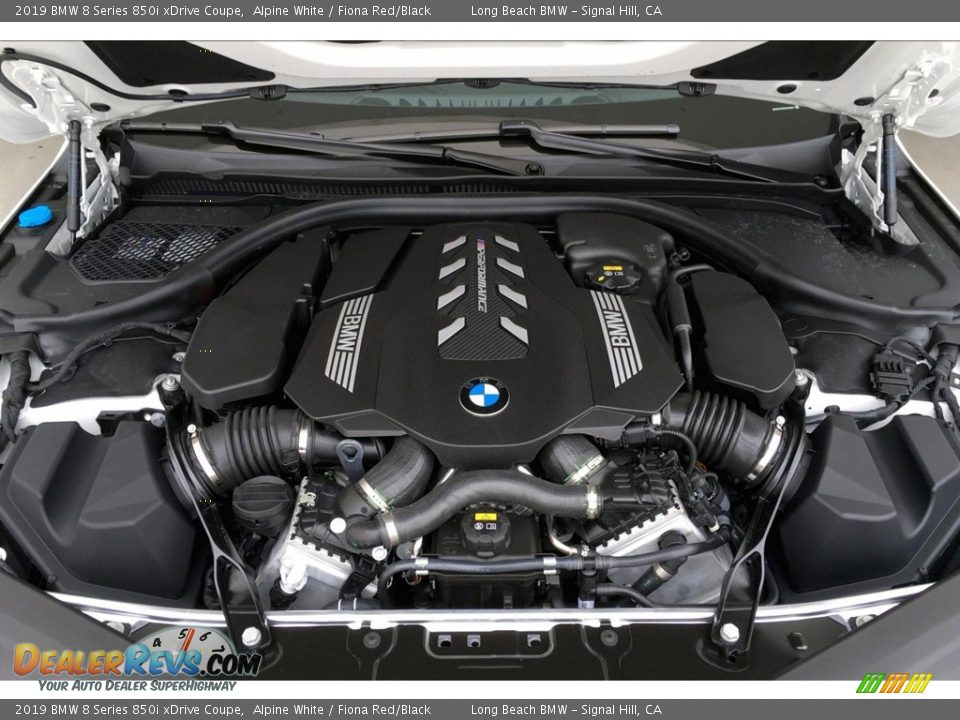 2019 BMW 8 Series 850i xDrive Coupe 4.4 Liter M TwinPower Turbocharged DOHC 32-Valve VVT V8 Engine Photo #9