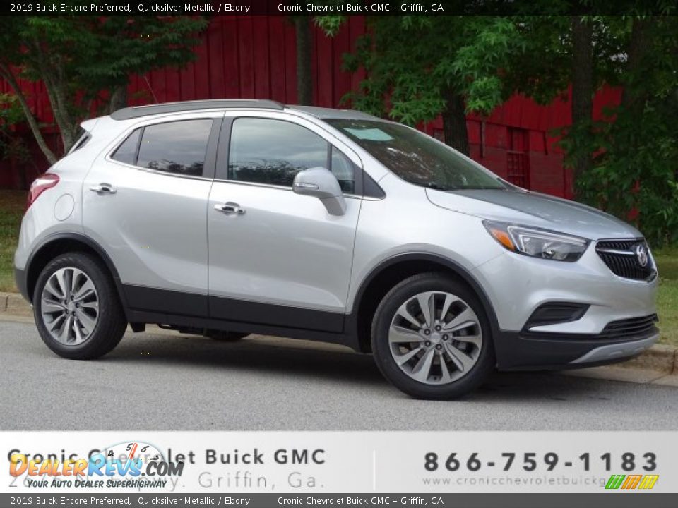 2019 Buick Encore Preferred Quicksilver Metallic / Ebony Photo #1