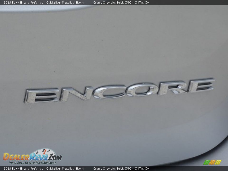 2019 Buick Encore Preferred Quicksilver Metallic / Ebony Photo #7