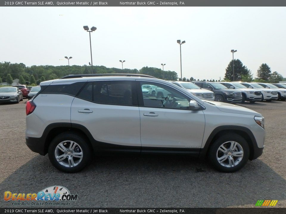 Quicksilver Metallic 2019 GMC Terrain SLE AWD Photo #4