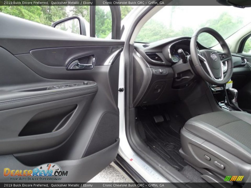 2019 Buick Encore Preferred Quicksilver Metallic / Ebony Photo #9
