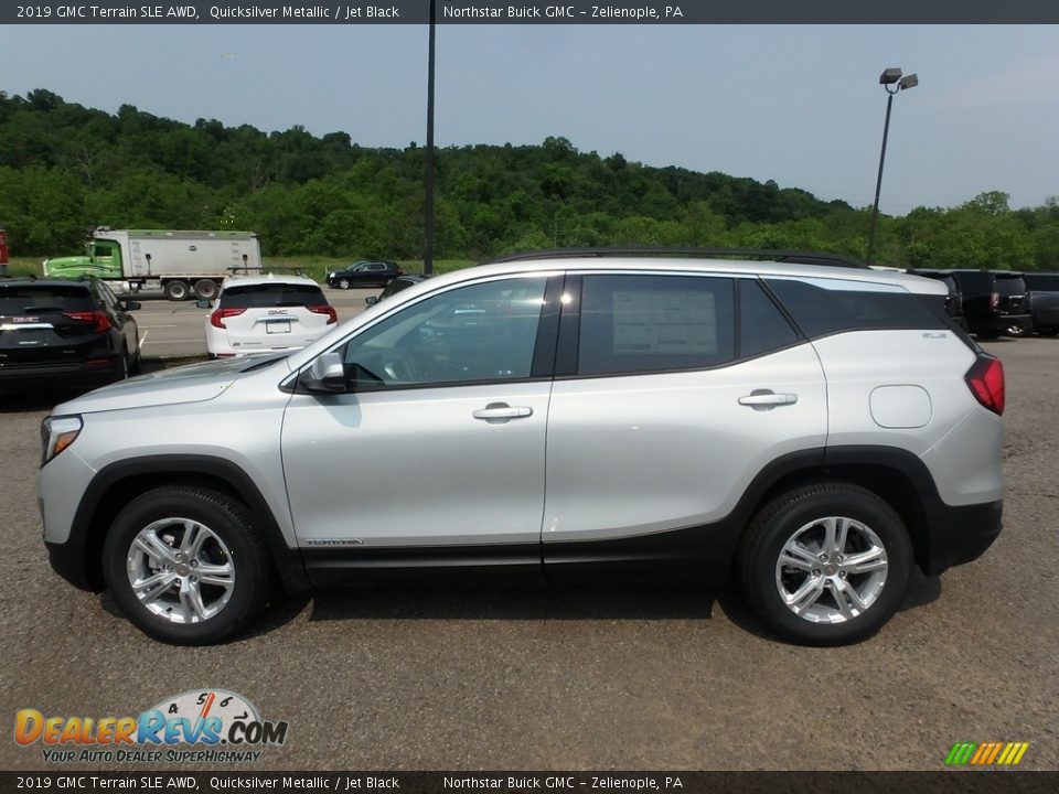 Quicksilver Metallic 2019 GMC Terrain SLE AWD Photo #9