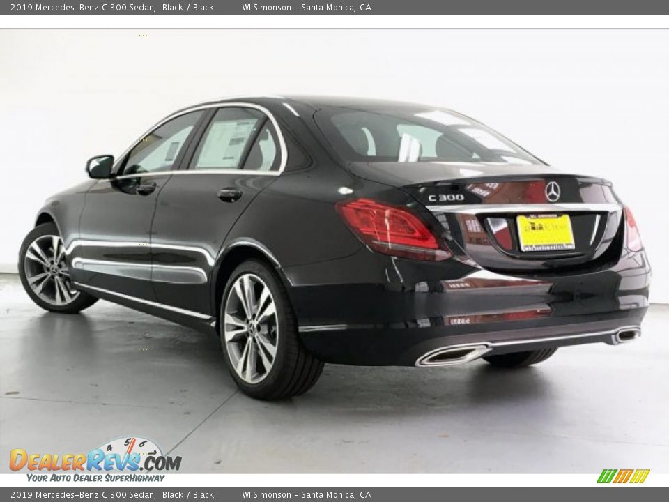 2019 Mercedes-Benz C 300 Sedan Black / Black Photo #2