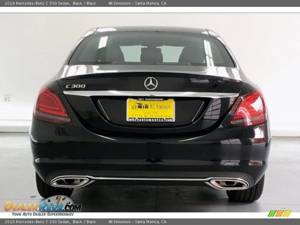 2019 Mercedes-Benz C 300 Sedan Black / Black Photo #3