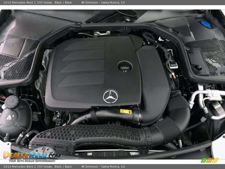 2019 Mercedes-Benz C 300 Sedan Black / Black Photo #8