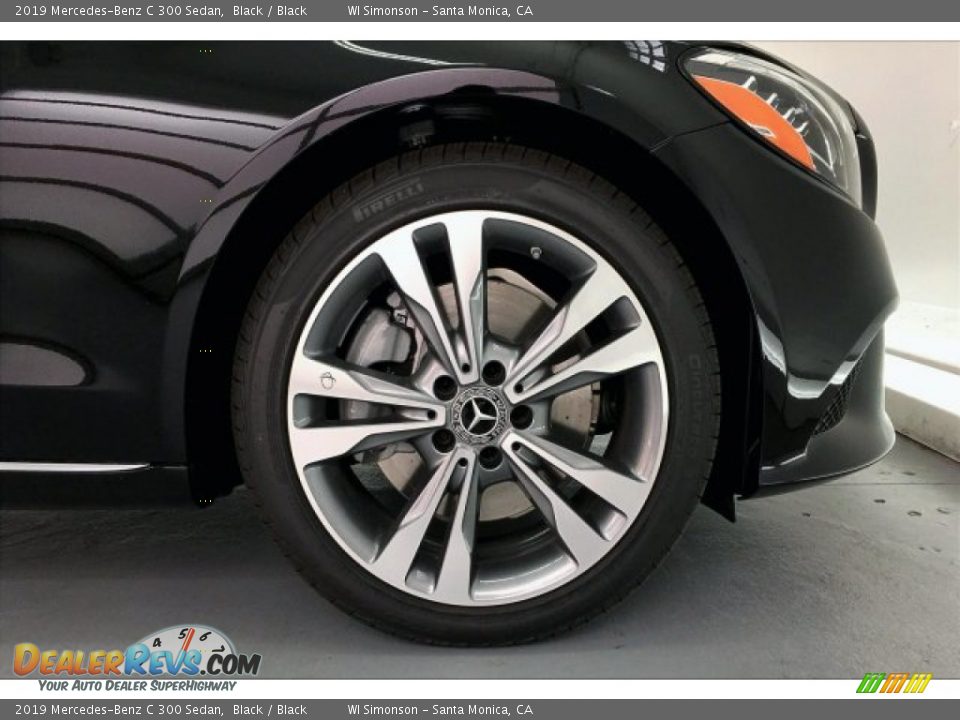2019 Mercedes-Benz C 300 Sedan Black / Black Photo #9