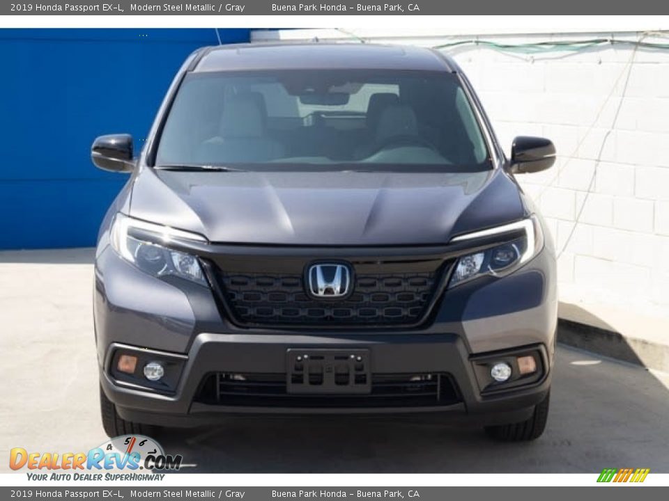 2019 Honda Passport EX-L Modern Steel Metallic / Gray Photo #3