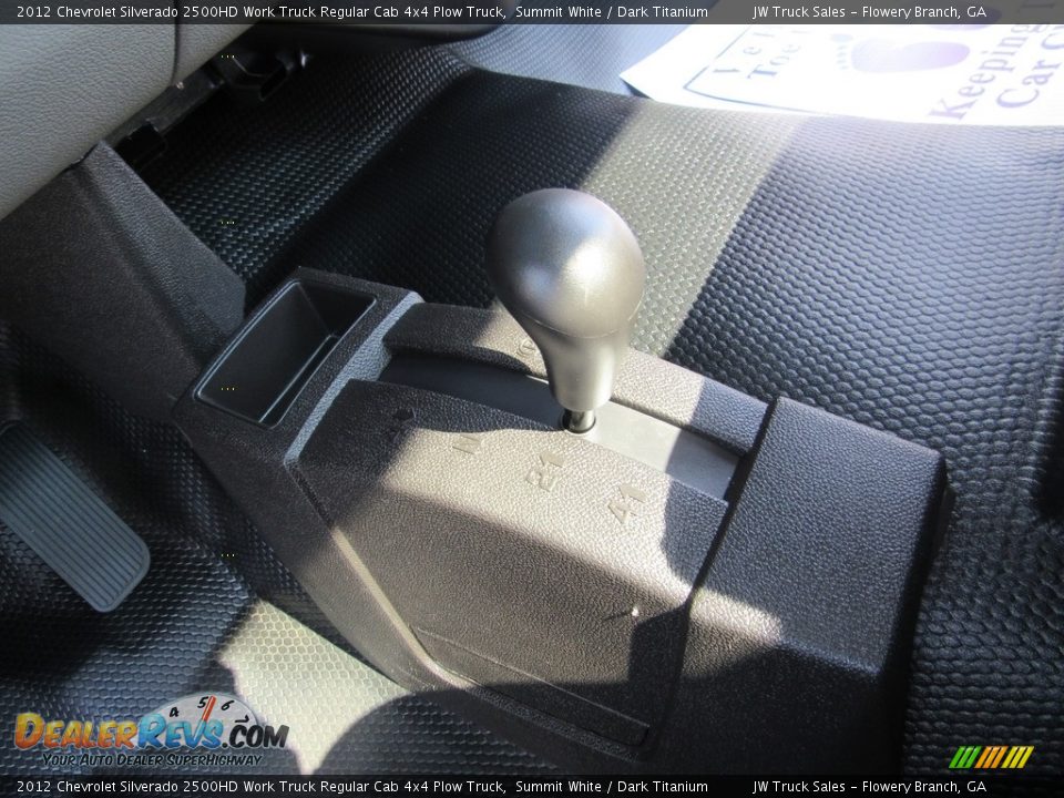 2012 Chevrolet Silverado 2500HD Work Truck Regular Cab 4x4 Plow Truck Summit White / Dark Titanium Photo #14