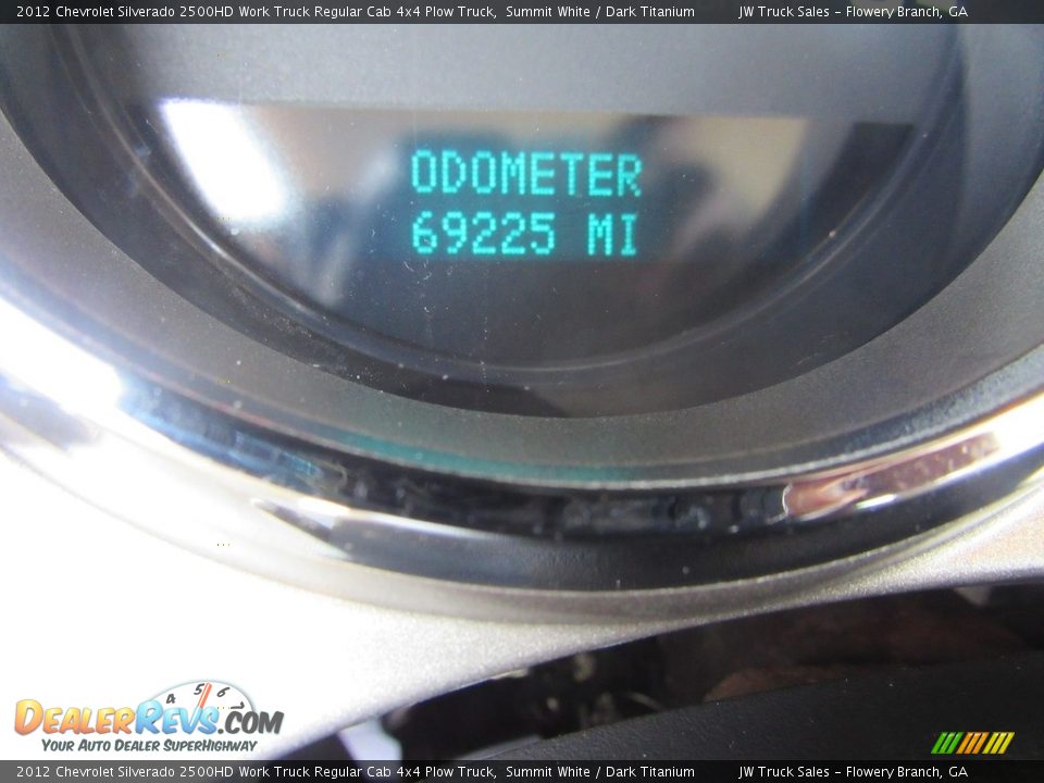 2012 Chevrolet Silverado 2500HD Work Truck Regular Cab 4x4 Plow Truck Summit White / Dark Titanium Photo #16