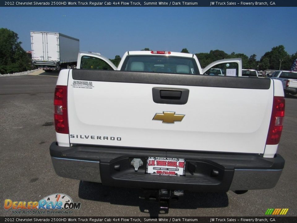 2012 Chevrolet Silverado 2500HD Work Truck Regular Cab 4x4 Plow Truck Summit White / Dark Titanium Photo #21