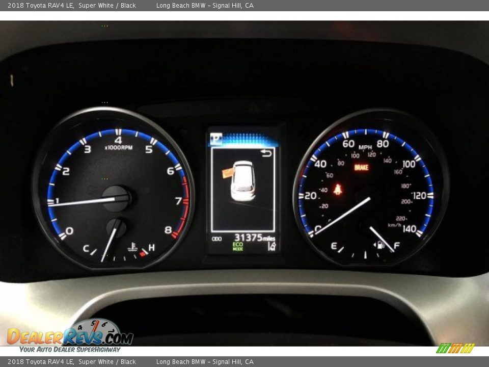 2018 Toyota RAV4 LE Super White / Black Photo #16