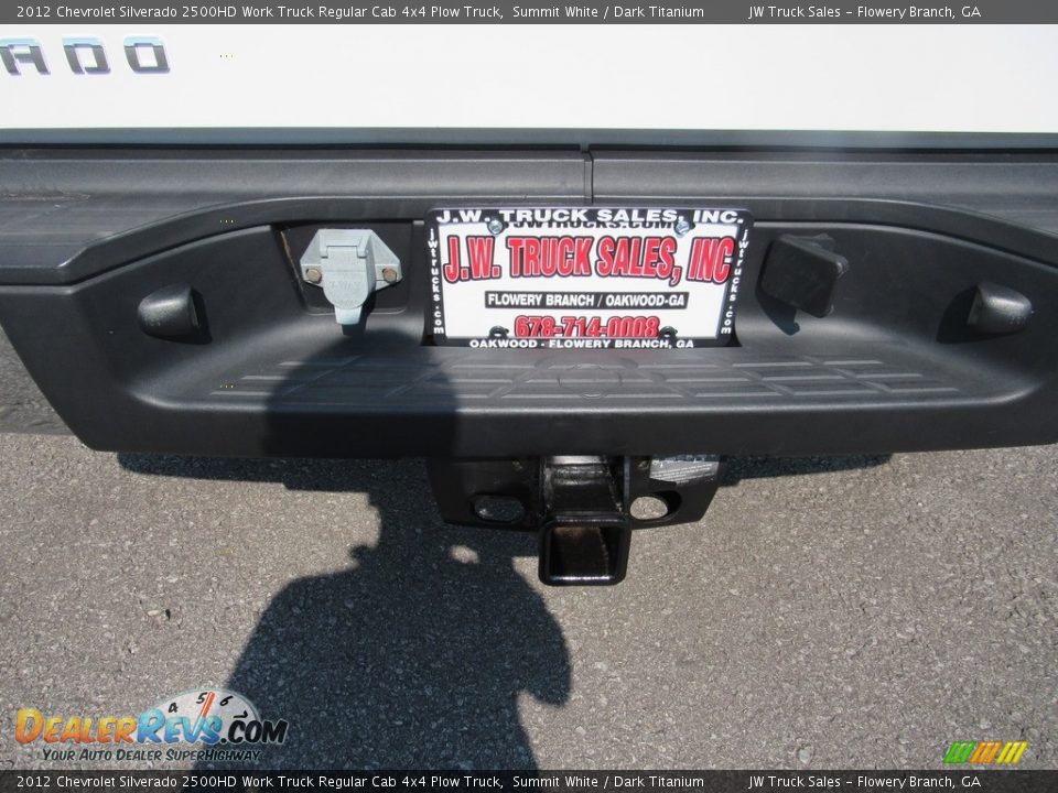 2012 Chevrolet Silverado 2500HD Work Truck Regular Cab 4x4 Plow Truck Summit White / Dark Titanium Photo #22