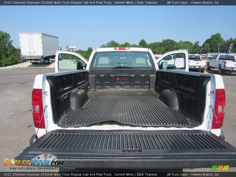 2012 Chevrolet Silverado 2500HD Work Truck Regular Cab 4x4 Plow Truck Summit White / Dark Titanium Photo #23