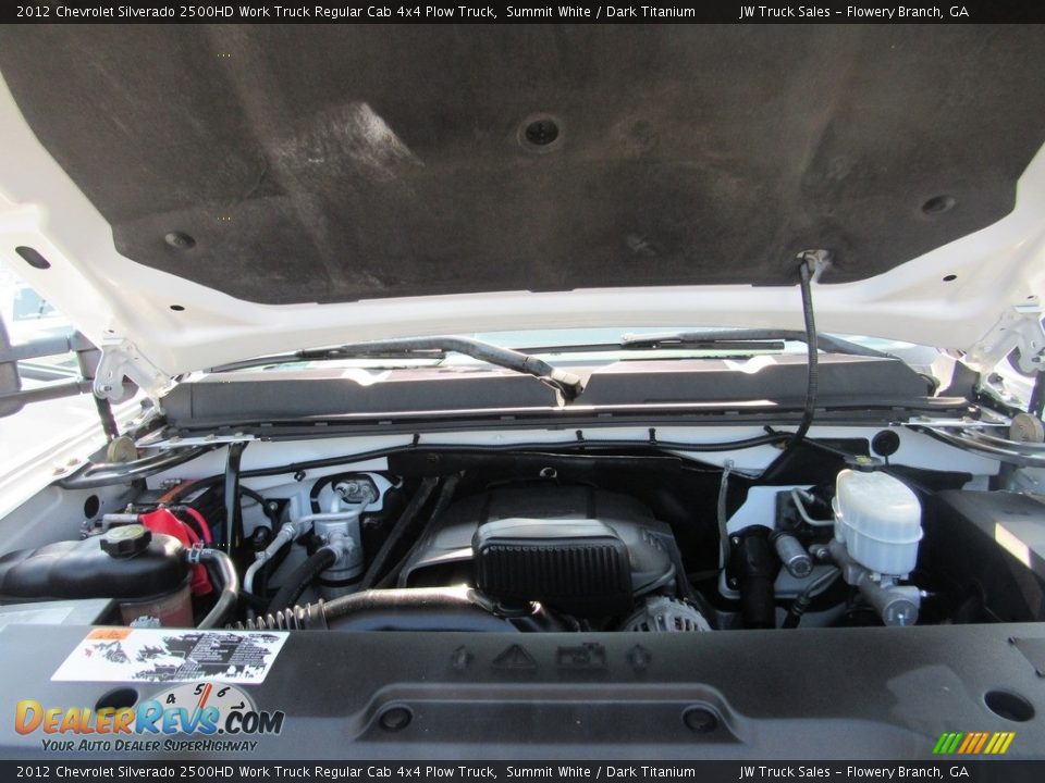 2012 Chevrolet Silverado 2500HD Work Truck Regular Cab 4x4 Plow Truck Summit White / Dark Titanium Photo #24
