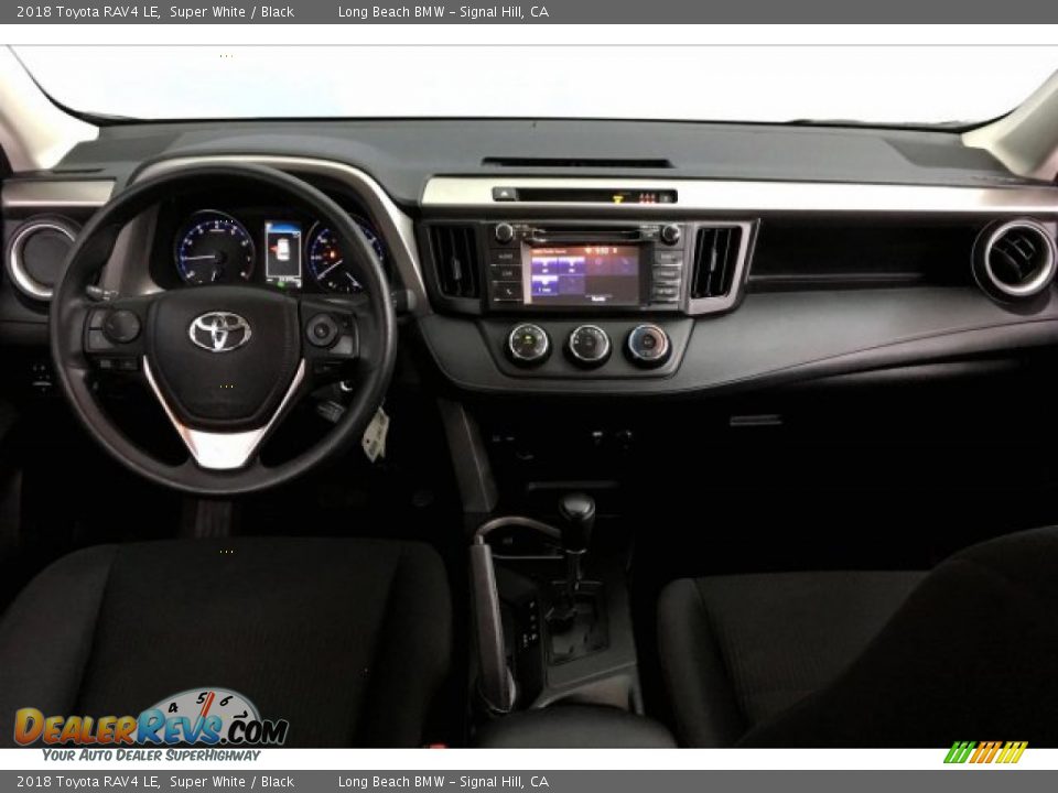 2018 Toyota RAV4 LE Super White / Black Photo #20