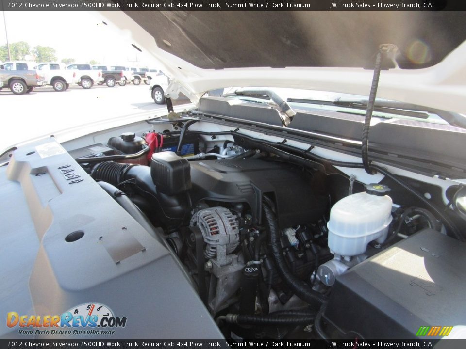 2012 Chevrolet Silverado 2500HD Work Truck Regular Cab 4x4 Plow Truck Summit White / Dark Titanium Photo #25