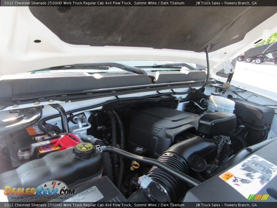 2012 Chevrolet Silverado 2500HD Work Truck Regular Cab 4x4 Plow Truck Summit White / Dark Titanium Photo #26