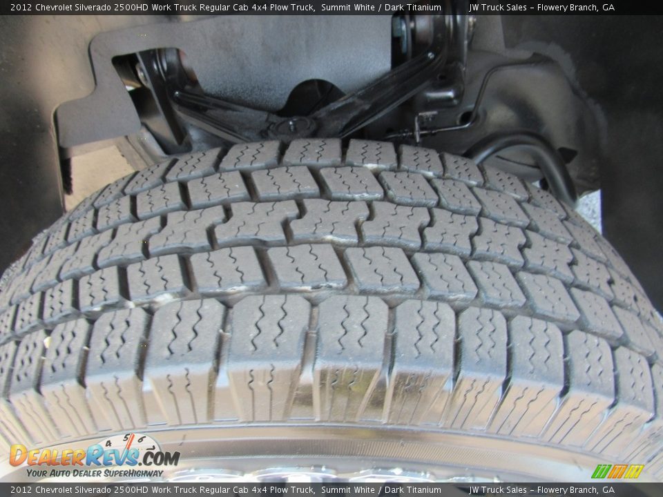 2012 Chevrolet Silverado 2500HD Work Truck Regular Cab 4x4 Plow Truck Summit White / Dark Titanium Photo #28