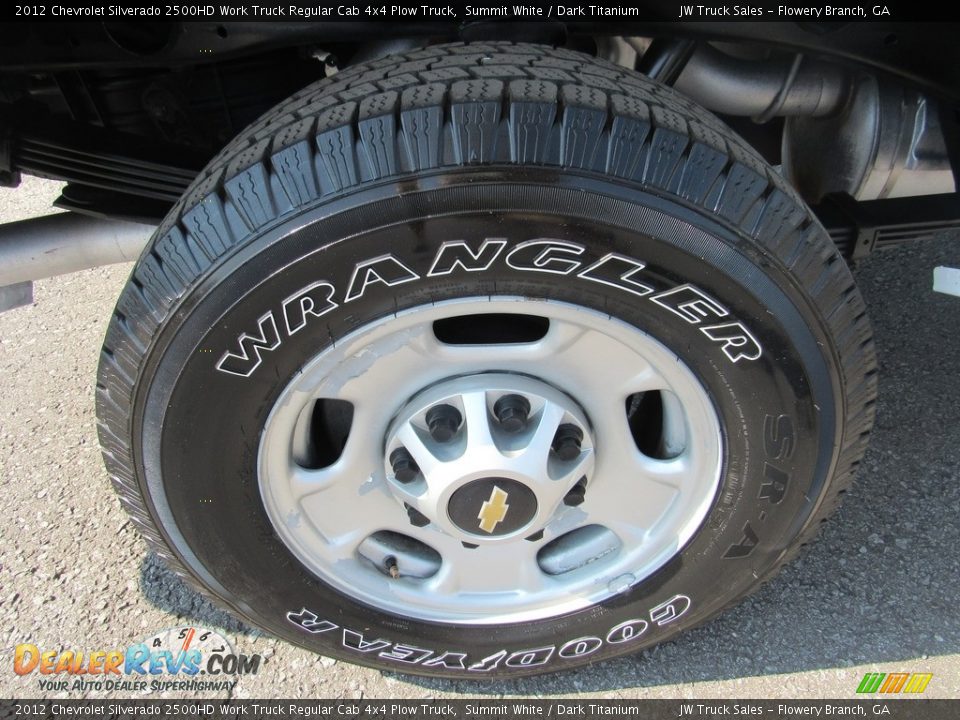 2012 Chevrolet Silverado 2500HD Work Truck Regular Cab 4x4 Plow Truck Summit White / Dark Titanium Photo #29