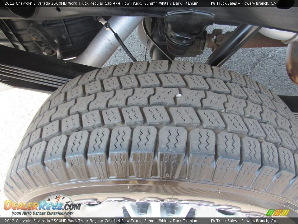 2012 Chevrolet Silverado 2500HD Work Truck Regular Cab 4x4 Plow Truck Summit White / Dark Titanium Photo #30