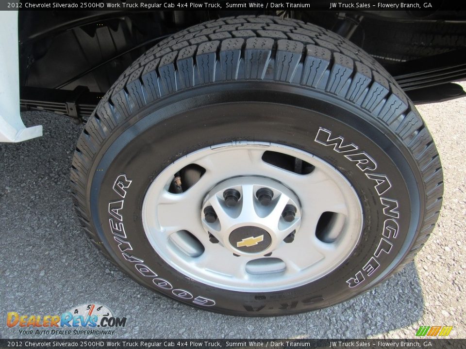 2012 Chevrolet Silverado 2500HD Work Truck Regular Cab 4x4 Plow Truck Summit White / Dark Titanium Photo #31