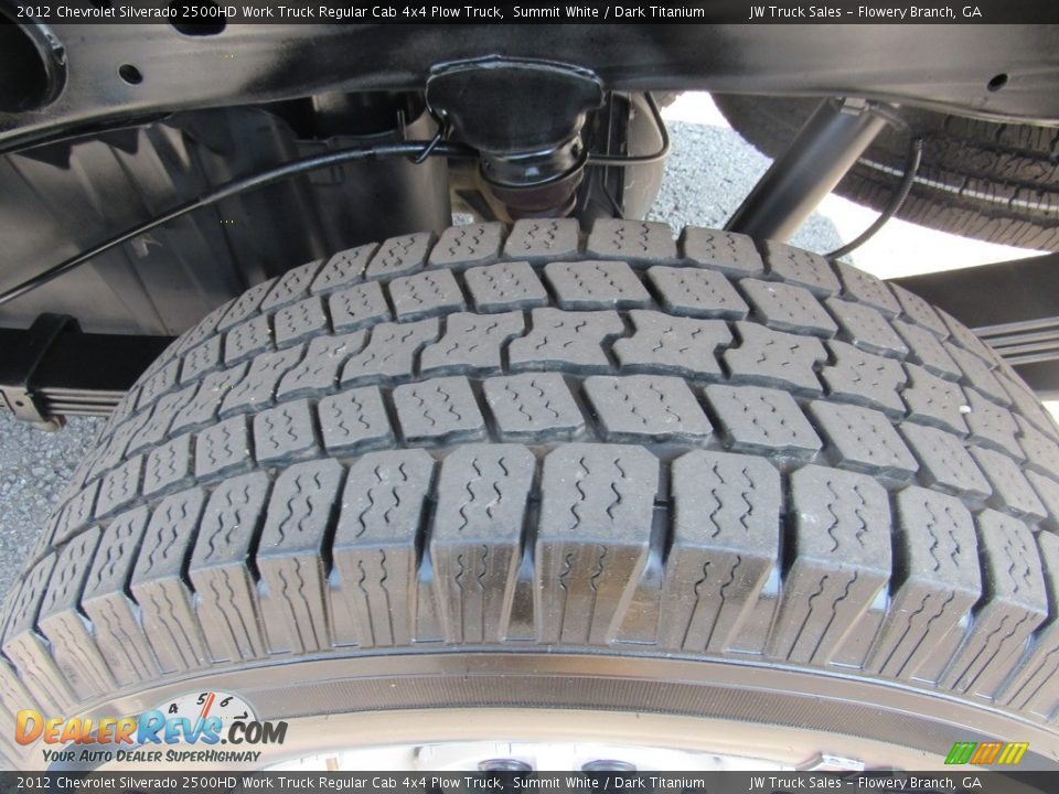 2012 Chevrolet Silverado 2500HD Work Truck Regular Cab 4x4 Plow Truck Summit White / Dark Titanium Photo #32