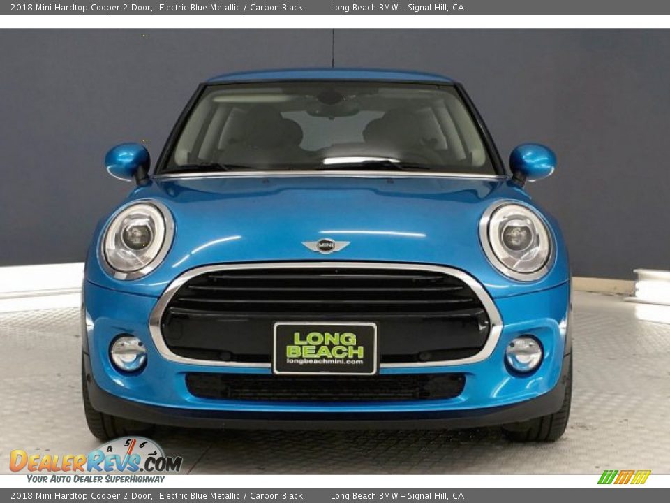 2018 Mini Hardtop Cooper 2 Door Electric Blue Metallic / Carbon Black Photo #2