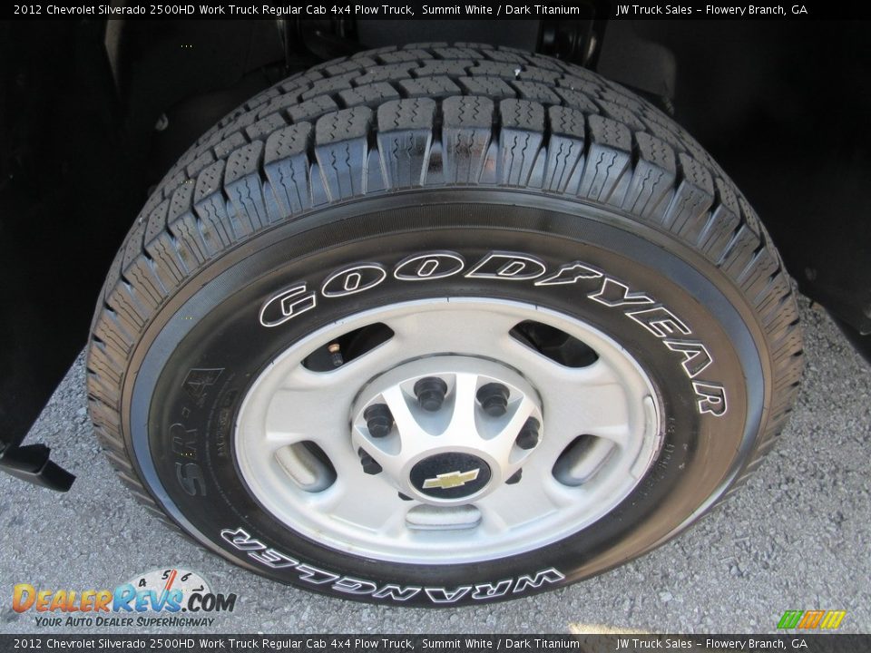 2012 Chevrolet Silverado 2500HD Work Truck Regular Cab 4x4 Plow Truck Summit White / Dark Titanium Photo #33