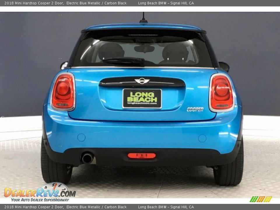 2018 Mini Hardtop Cooper 2 Door Electric Blue Metallic / Carbon Black Photo #3