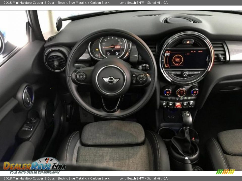 2018 Mini Hardtop Cooper 2 Door Electric Blue Metallic / Carbon Black Photo #4