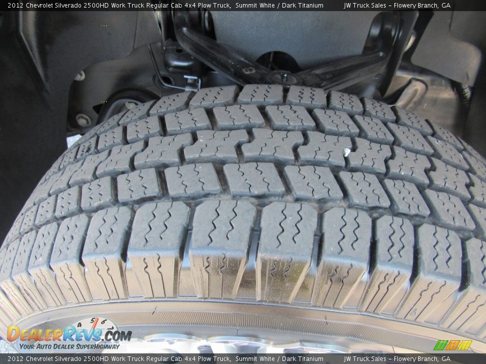 2012 Chevrolet Silverado 2500HD Work Truck Regular Cab 4x4 Plow Truck Summit White / Dark Titanium Photo #34