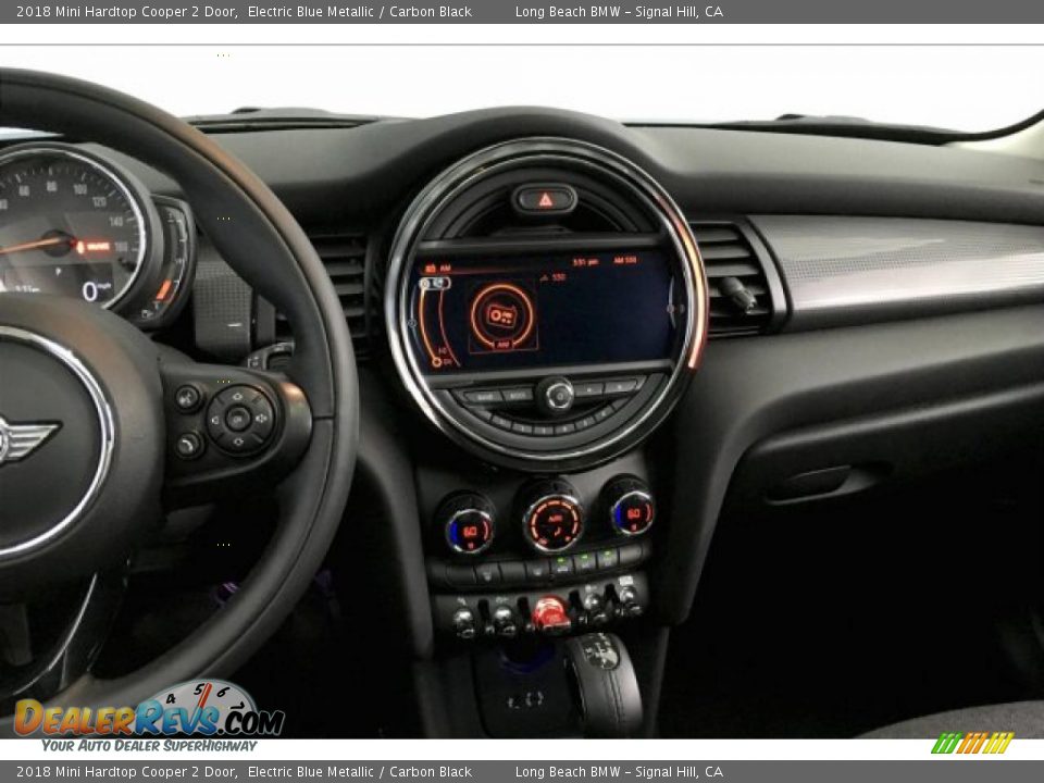 2018 Mini Hardtop Cooper 2 Door Electric Blue Metallic / Carbon Black Photo #5