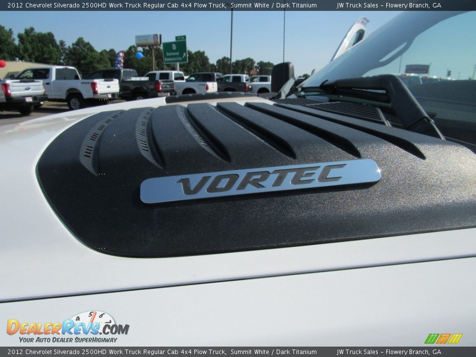2012 Chevrolet Silverado 2500HD Work Truck Regular Cab 4x4 Plow Truck Summit White / Dark Titanium Photo #35