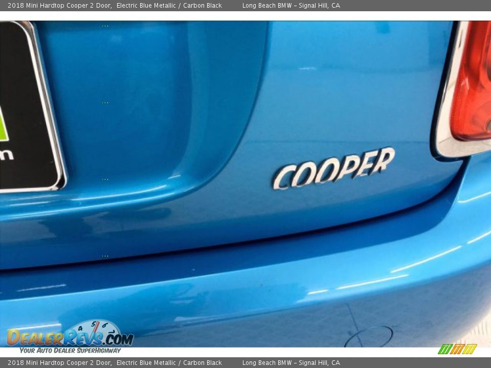 2018 Mini Hardtop Cooper 2 Door Electric Blue Metallic / Carbon Black Photo #7