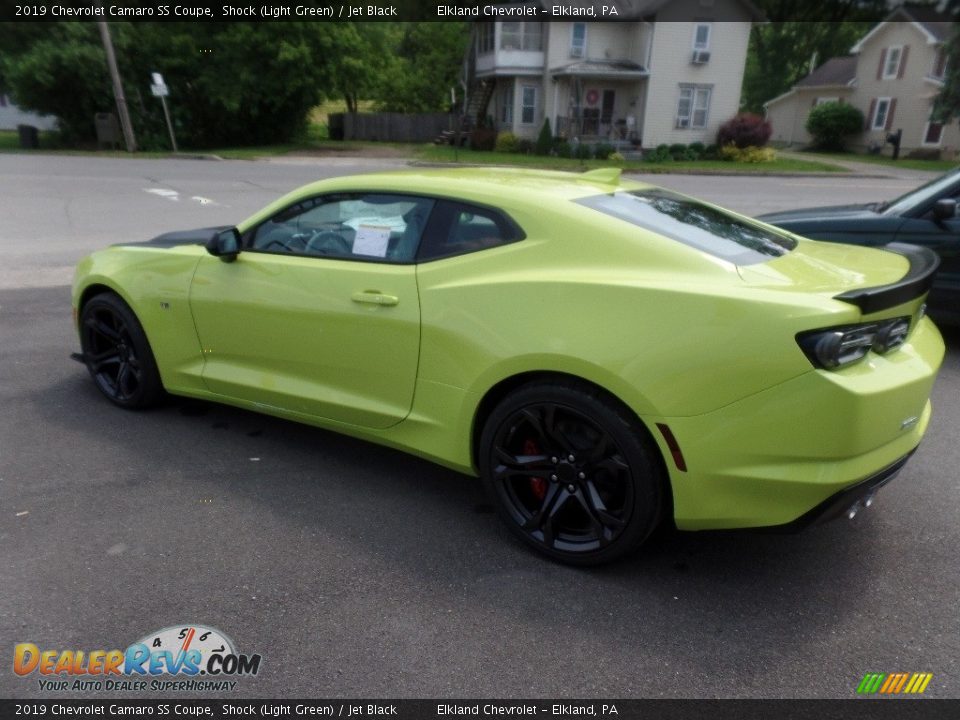 2019 Chevrolet Camaro SS Coupe Shock (Light Green) / Jet Black Photo #6