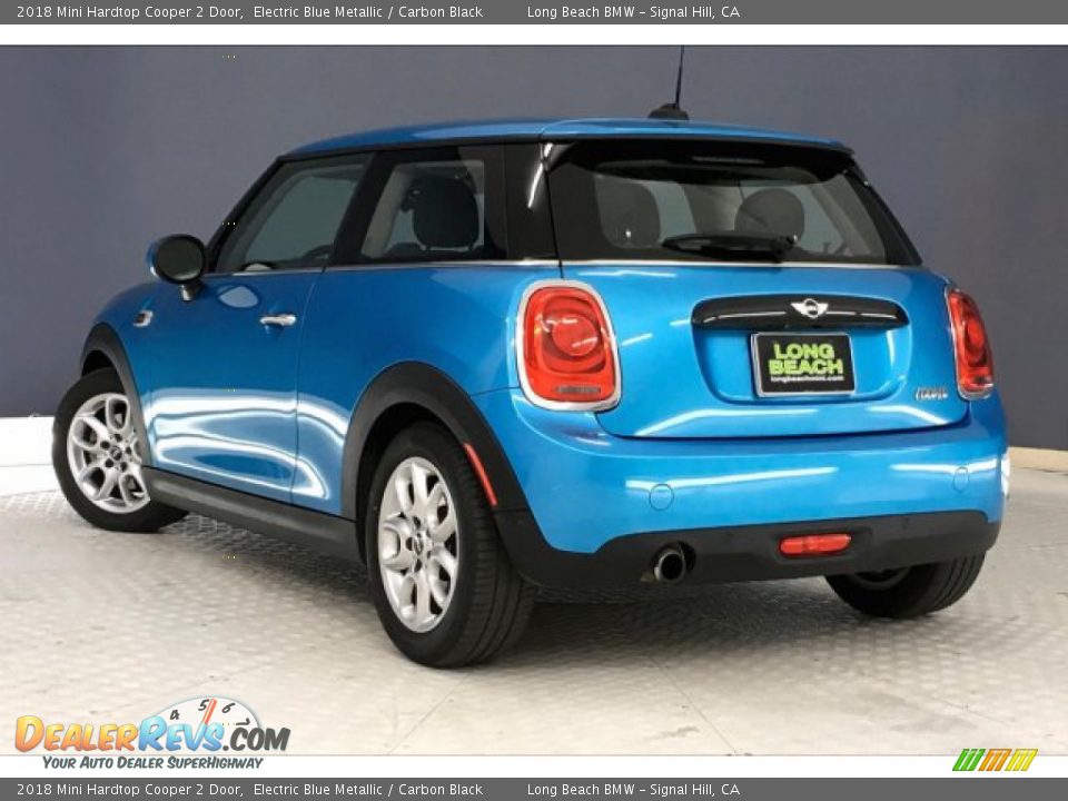 2018 Mini Hardtop Cooper 2 Door Electric Blue Metallic / Carbon Black Photo #10