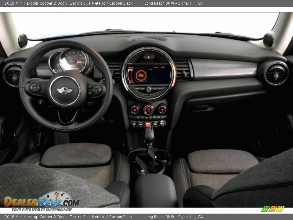 2018 Mini Hardtop Cooper 2 Door Electric Blue Metallic / Carbon Black Photo #20