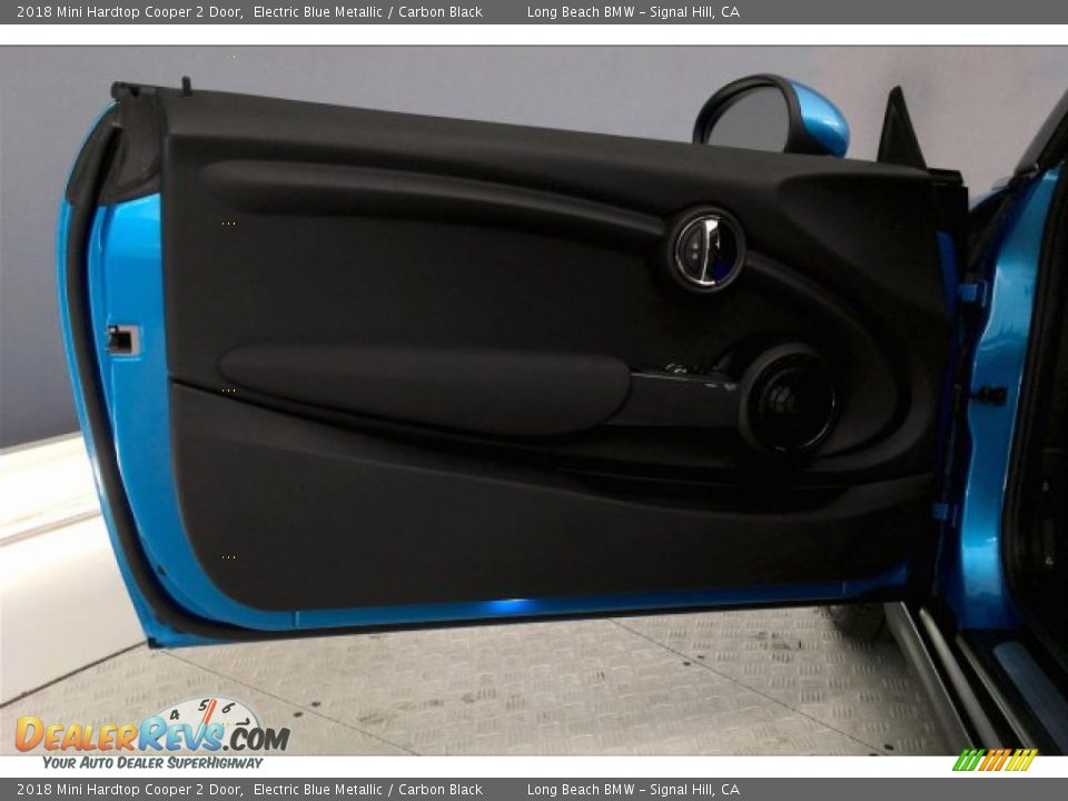 2018 Mini Hardtop Cooper 2 Door Electric Blue Metallic / Carbon Black Photo #21